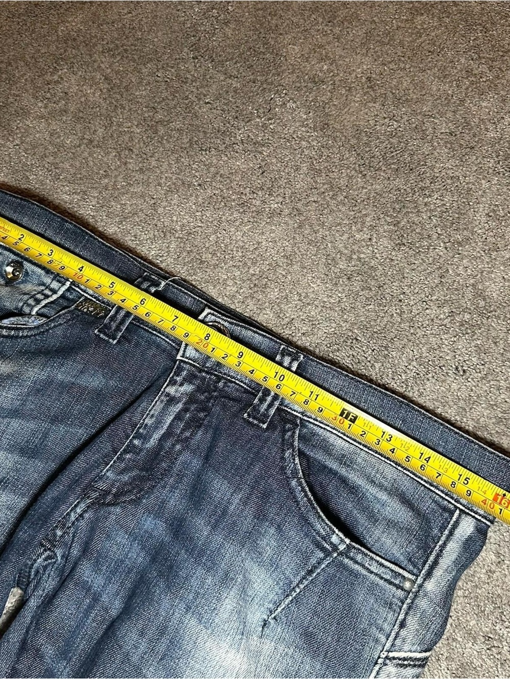 Miss Sixty RARE Y2K Indie Sleaze Low Rise Distressed Jeans - Picture 7 of 9